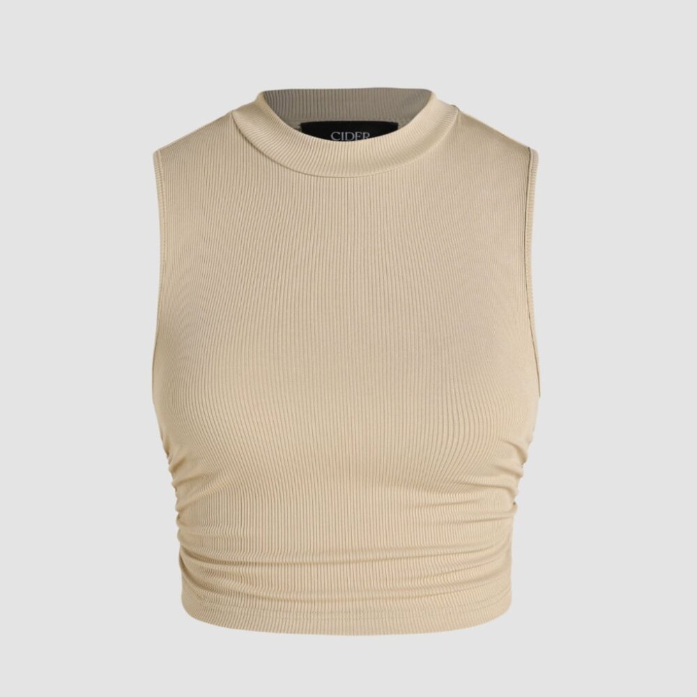 Cider Ruched Tank Top